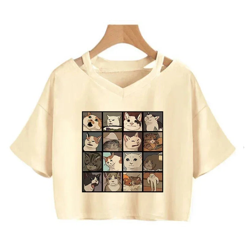 Casual cat t-shirt for cat lovers