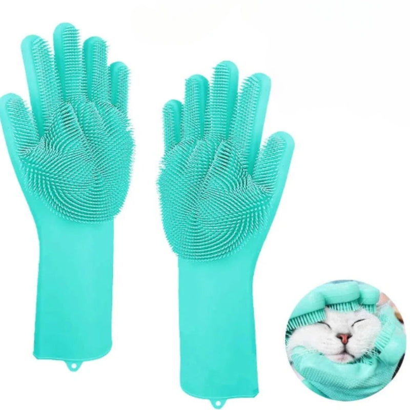 Pet Grooming Cleaning Gloves