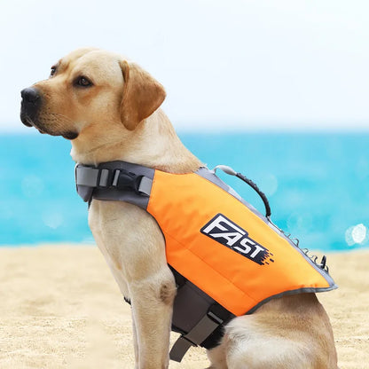 Adjustable Reflective Dog Life Jacket for Swimming