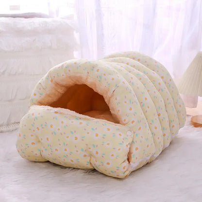 Cat Bed - Cozy Cat Cave Bed - Warm and Comfy Pet Haven