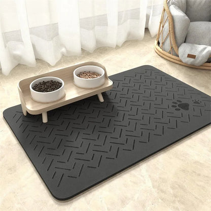 Waterproof Pet Feeding Mat for Cats and Dogs