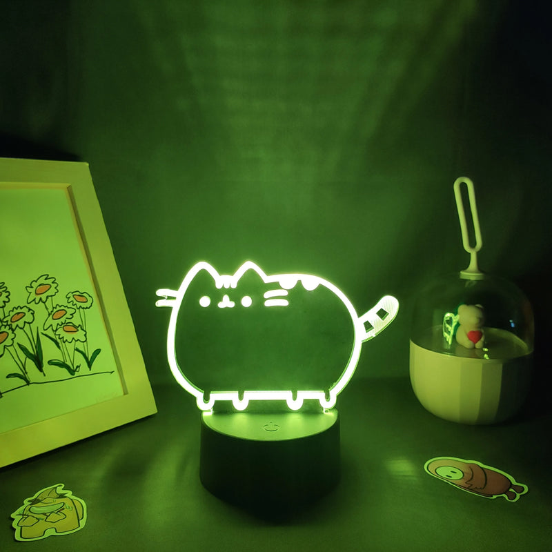 Cat-Shaped LED Lamp