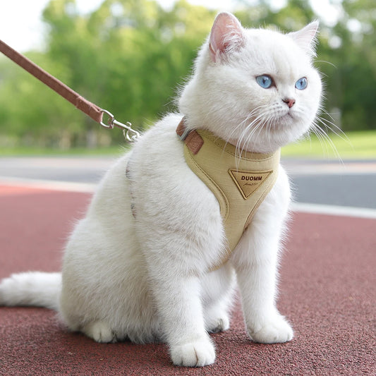 Breathable Cat Harness and Leash Set for Cats