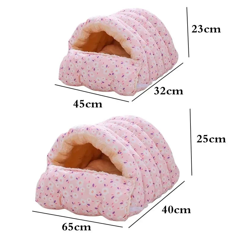 Cat Bed - Cozy Cat Cave Bed - Warm and Comfy Pet Haven