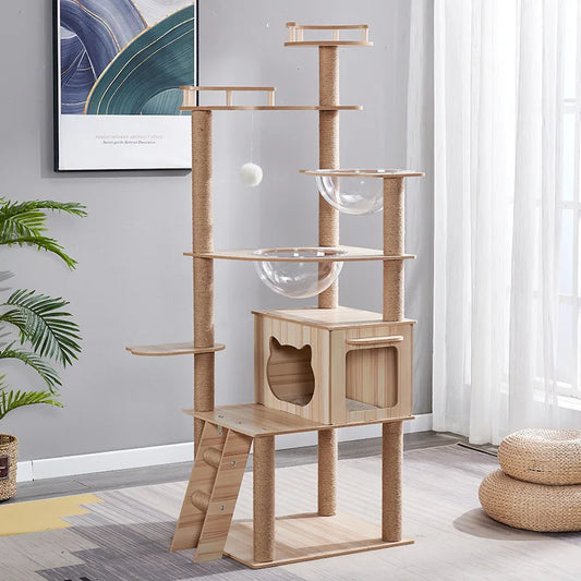 Multi-Level Cat Tree with Sisal Scratching Posts