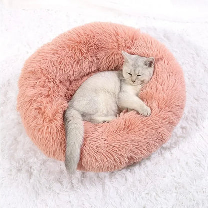 Cat Bed - Cozy Plush Washable and Anti-Slip Design