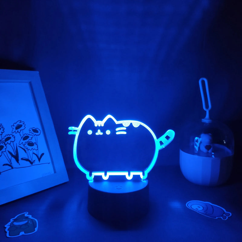 Cat-Shaped LED Lamp