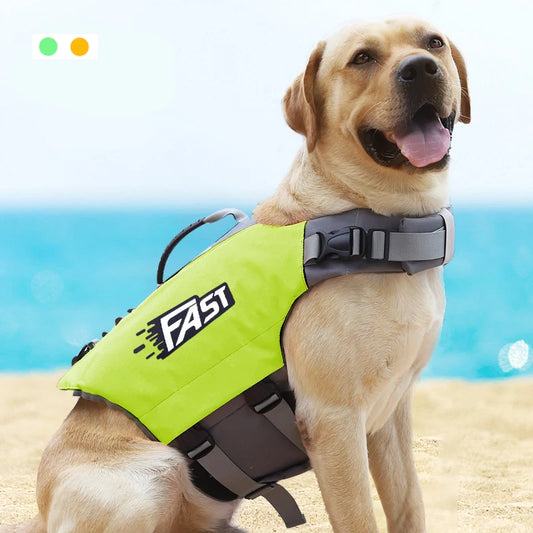 Adjustable Reflective Dog Life Jacket for Swimming