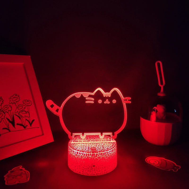 Cat-Shaped LED Lamp