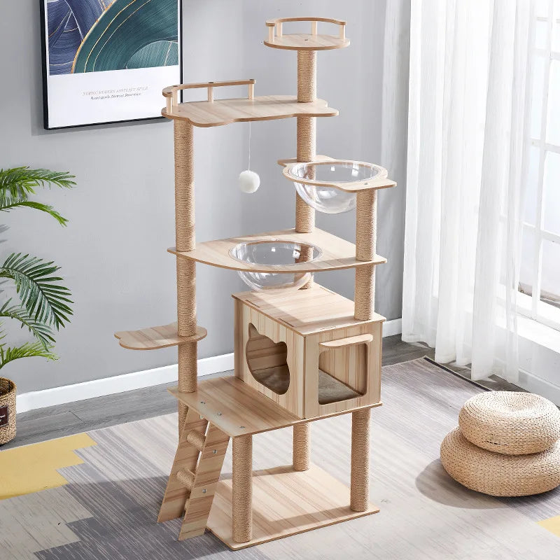 Multi-Level Cat Tree with Sisal Scratching Posts