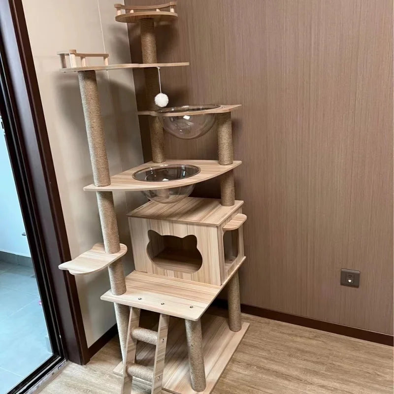 Multi-Level Cat Tree with Sisal Scratching Posts