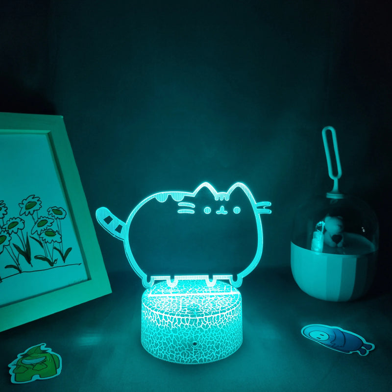 Cat-Shaped LED Lamp