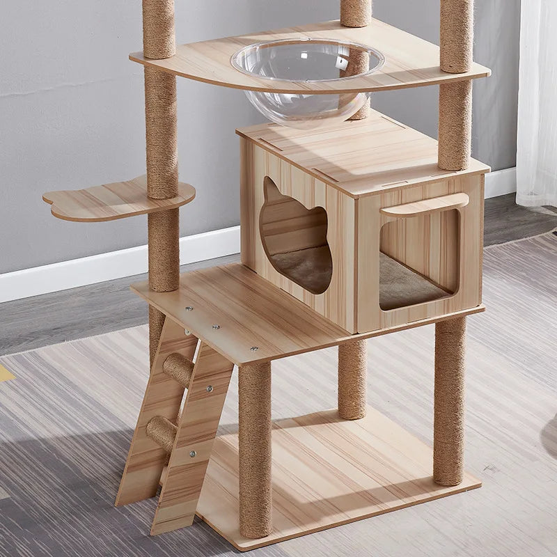 Multi-Level Cat Tree with Sisal Scratching Posts