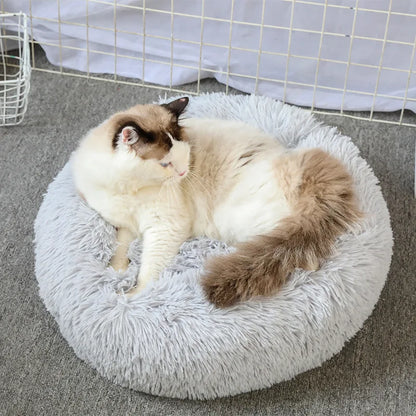 Cat Bed - Cozy Plush Washable and Anti-Slip Design