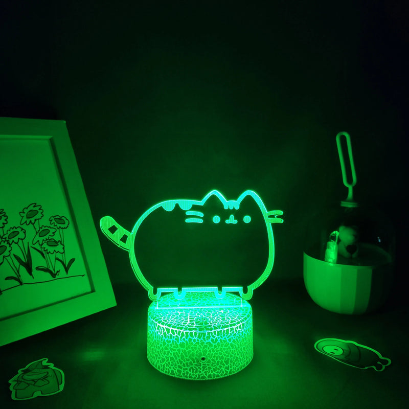 Cat-Shaped LED Lamp