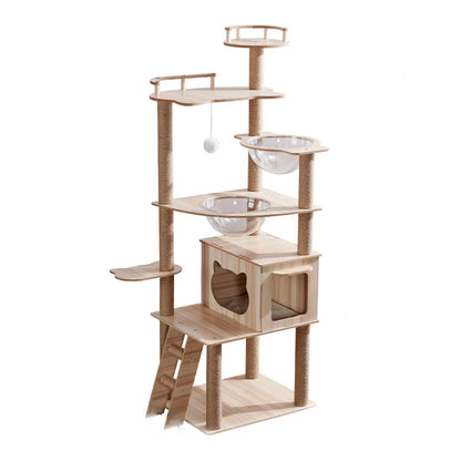 Multi-Level Cat Tree with Sisal Scratching Posts