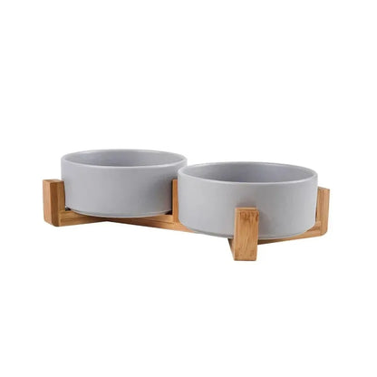 Elegant Ceramic Cat Bowl