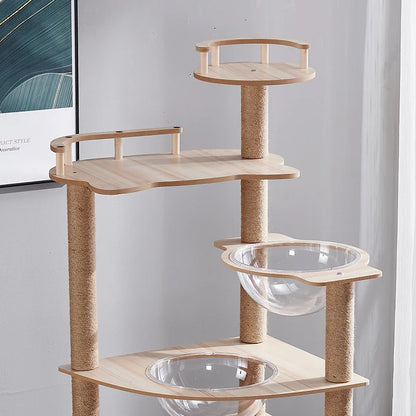 Multi-Level Cat Tree with Sisal Scratching Posts