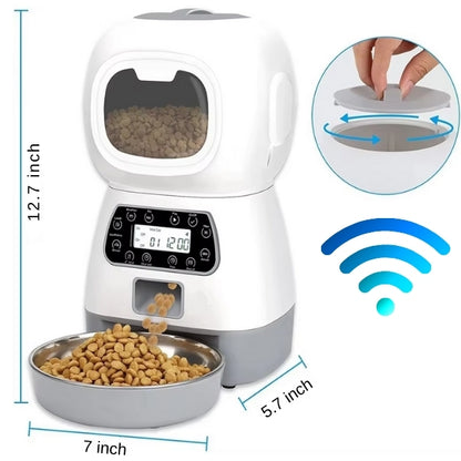 Automatic Cat Feeder - 3.5L WiFi Smart