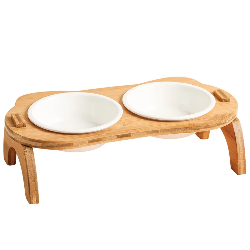 Stylish and Functional Elevated Cat Bowl