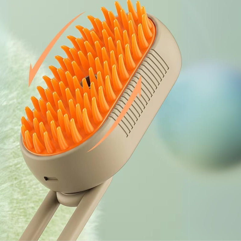 Cat Brush with Water Spray and Massage Feature