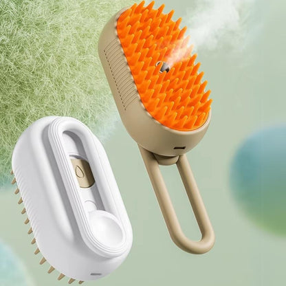 Cat Brush with Water Spray and Massage Feature