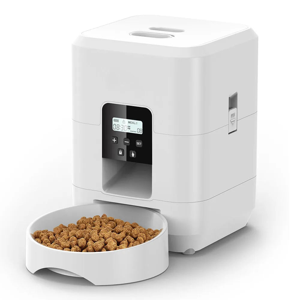 Cat feeder automatic with LCD display