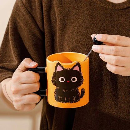 Cat Mug - Cute Cat Ceramic Mug with Gift Box 400ml