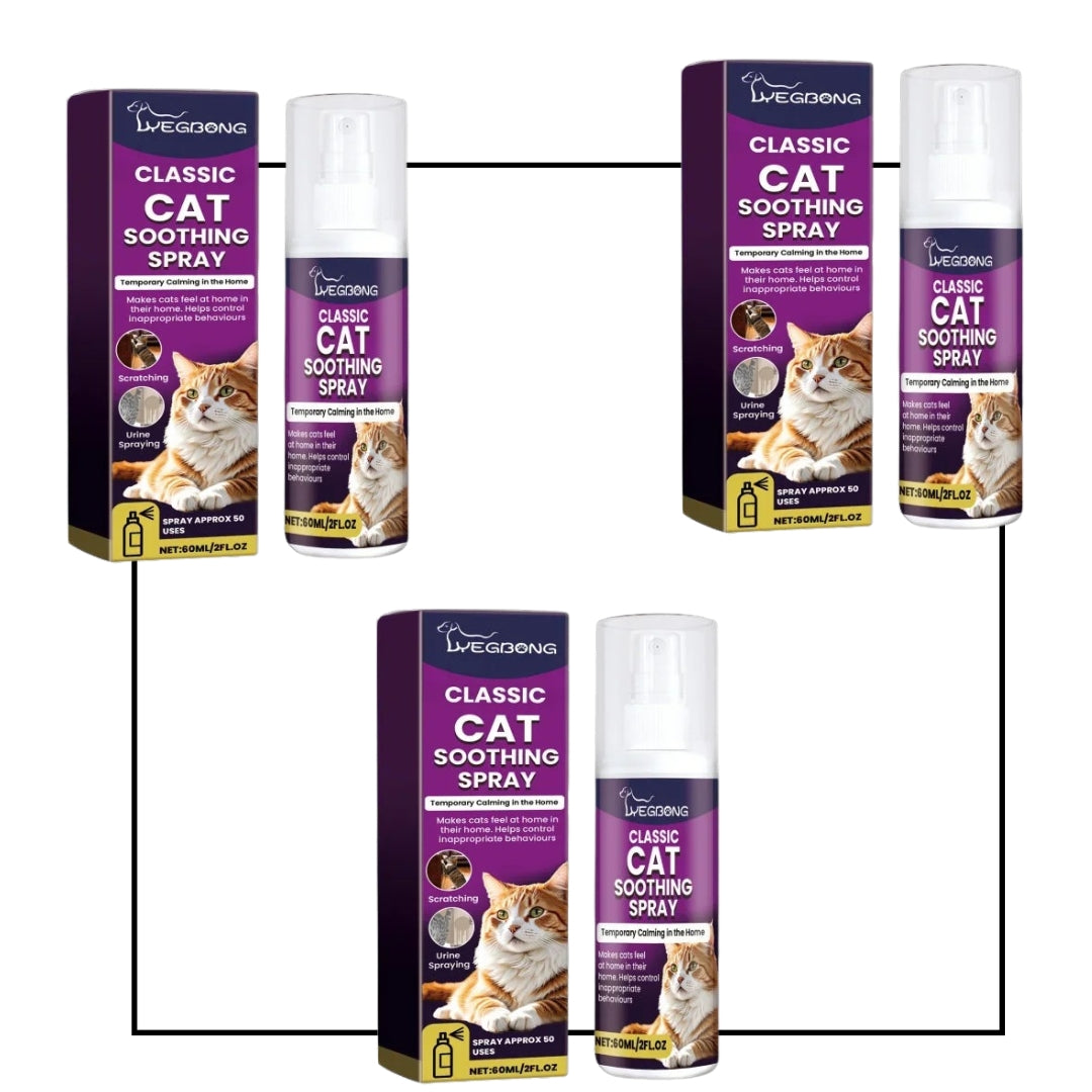 Cat Stress Relief Spray -  Natural Plant Based 60ml